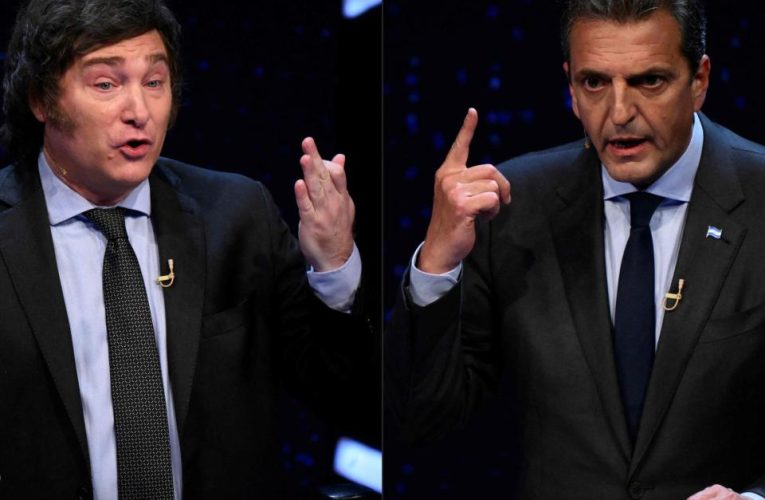 Encendido debate presidencial en Argentina: Milei y Massa en fuerte careo de propuestas